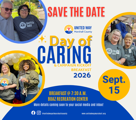 Day of Caring Save the Date graphic